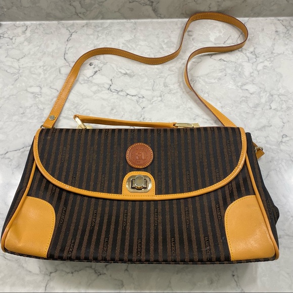 fendi striped purse